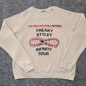 Daydreamer Red Hot Chili Peppers Sweater Mens Large Infinity Tour Freaky Styley